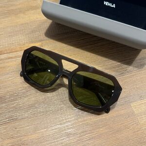 Vehla River Sunglasses in Coco/Khaki - Unworn, Brand New